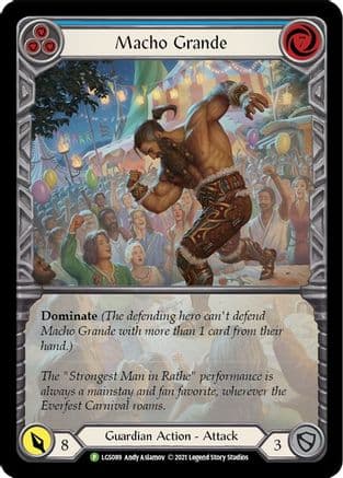 Macho Grande (Blue) - LGS089 — Flesh and Blood: Promo Cards