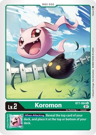 Koromon — Next Adventure Digimon Card Game card by Takase