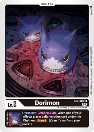 Dorimon — Next Adventure Digimon Card Game card by sasasi
