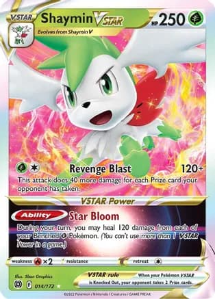 Shaymin VSTAR — SWSH09: Brilliant Stars Pokémon TCG card by 5ban Graphics