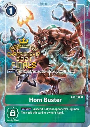 Horn Buster (2021 Championship Finals Tamer's Evolution Pack) — Release Special Booster 1.0