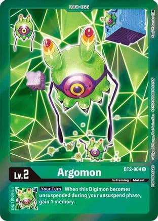Argomon - BT2-004 (Event Pack 2) — Release Special Booster 1.0 Digimon Card Game card by Kyoji Kono