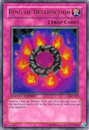 Ring of Destruction — Yu-Gi-Oh! card