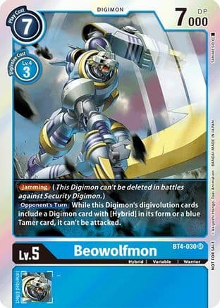 Beowolfmon (Event Pack 2) — Great Legend Digimon Card Game card by Akiyoshi Honga, Toei Animation
