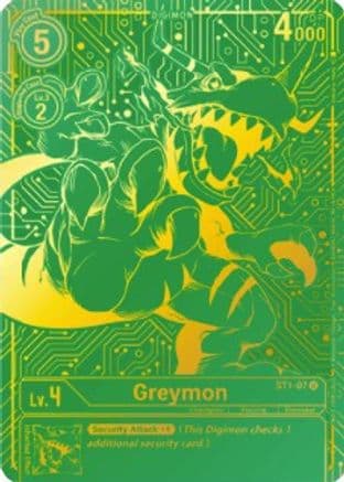 Greymon - ST1-07 (2021 Championship Finals Top 16) — Starter Deck 01: Gaia Red