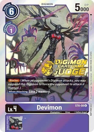 Devimon (Judge Pack 1) — Digimon Card Game card