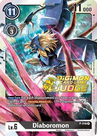 Diaboromon - P-016 (Judge Pack 1) — Digimon Promotion Cards