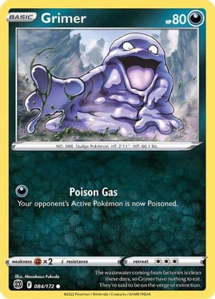 Grimer — SWSH09: Brilliant Stars Pokémon TCG card by Masakazu Fukuda