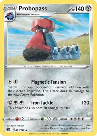 Probopass — SWSH09: Brilliant Stars Pokémon TCG card by Pani Kobayashi