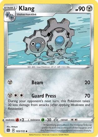Klang — SWSH09: Brilliant Stars Pokémon TCG card by Hataya