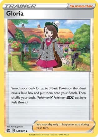 Gloria — SWSH09: Brilliant Stars Pokémon TCG card by Ken Sugimori