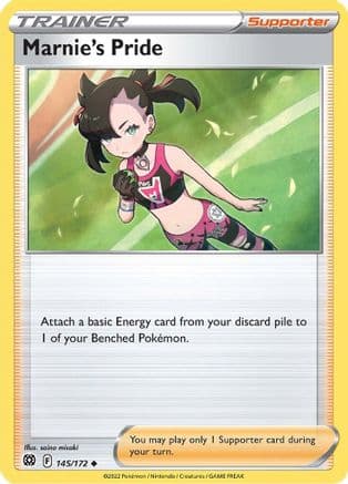 Marnie's Pride — SWSH09: Brilliant Stars Pokémon TCG card by saino misaki