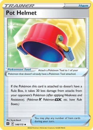 Pot Helmet — SWSH09: Brilliant Stars Pokémon TCG card by Toyste Beach
