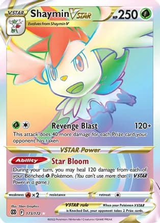 Shaymin VSTAR (Secret) — SWSH09: Brilliant Stars