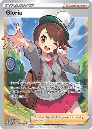 Gloria — SWSH09: Brilliant Stars Trainer Gallery Pokémon TCG card by Naoki Saito