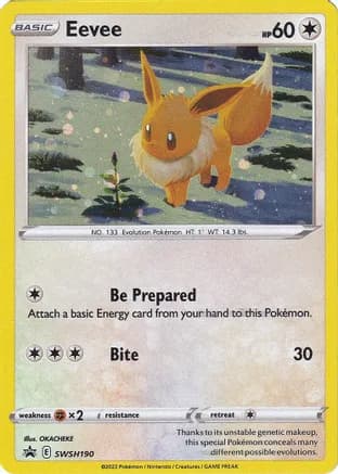 Eevee - SWSH190 — SWSH: Sword & Shield Promo Cards
