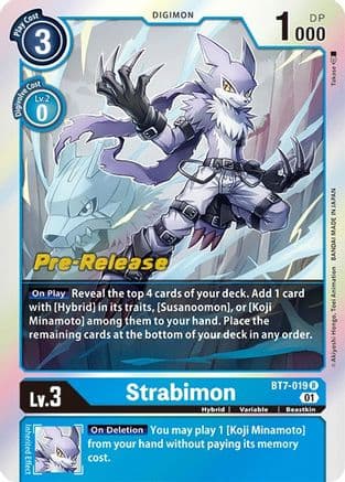 Strabimon — Next Adventure Pre-Release Cards