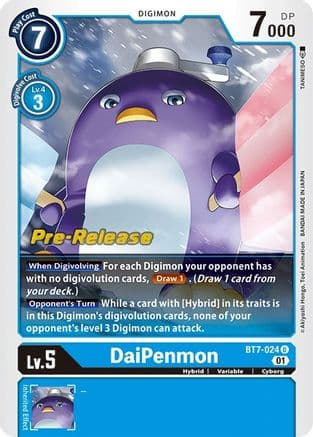 DaiPenmon — Next Adventure Pre-Release Cards Digimon Card Game card by Tanimeso