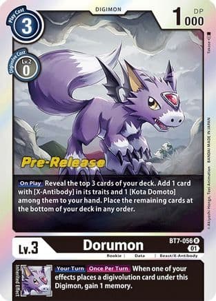 Dorumon — Digimon Card Game card