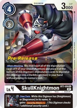 SkullKnightmon — Next Adventure Pre-Release Cards