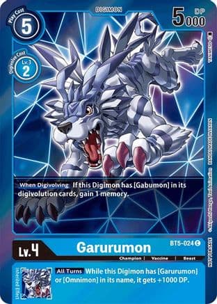 Garurumon (Event Pack 2) — Battle of Omni