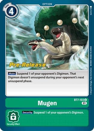 Mugen — Next Adventure Pre-Release Cards