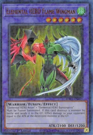 Elemental HERO Flame Wingman (Duel Terminal) — Hidden Arsenal: Chapter 1