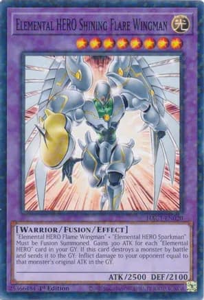 Elemental HERO Shining Flare Wingman (Duel Terminal) — Hidden Arsenal: Chapter 1