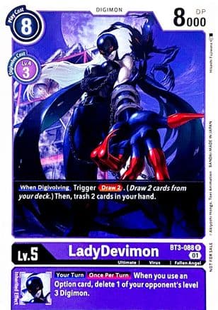 LadyDevimon - BT3-088 (Official Tournament Pack Vol.4) — Release Special Booster 1.0