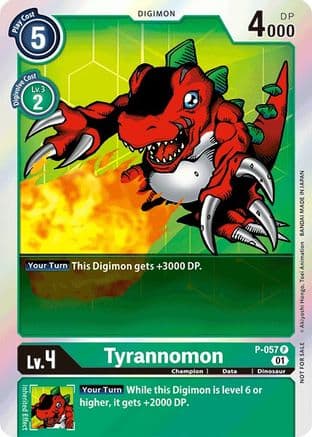 Tyrannomon (Official Tournament Pack Vol.4) — Digimon Promotion Cards