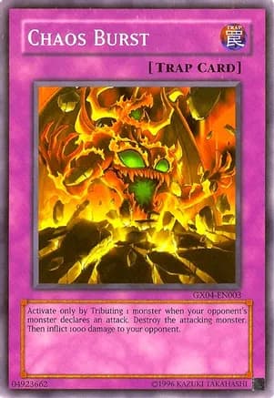 Chaos Burst (GX Tag Force 2) — Yu-Gi-Oh! Video Game Promotional Cards