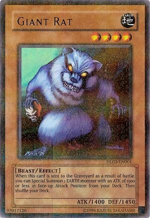 Giant Rat — Hobby League 3 Yu-Gi-Oh! card by KAZUKI TAKAHASHI