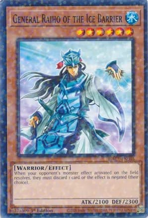 General Raiho of the Ice Barrier (Duel Terminal) — Hidden Arsenal: Chapter 1