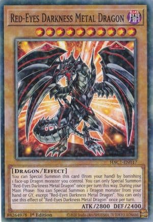 Red-Eyes Darkness Metal Dragon (Duel Terminal) — Hidden Arsenal: Chapter 1 Yu-Gi-Oh! card by Studio Dice