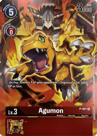 Agumon - P-001 (Tamer's Evolution Box 2) — Digimon Promotion Cards