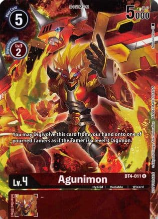 Agunimon (Tamer's Evolution Box 2) — Great Legend Digimon Card Game card by Nekoto Hongo