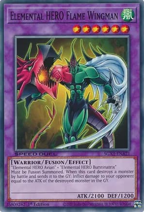 Elemental HERO Flame Wingman — Speed Duel GX: Duel Academy Box
