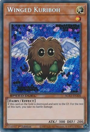 Winged Kuriboh (Secret Rare) — Speed Duel GX: Duel Academy Box