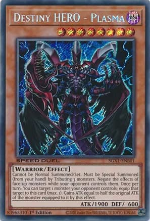 Destiny HERO - Plasma (Secret Rare) — Yu-Gi-Oh! card
