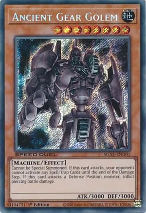 Ancient Gear Golem (Secret Rare) — Speed Duel GX: Duel Academy Box