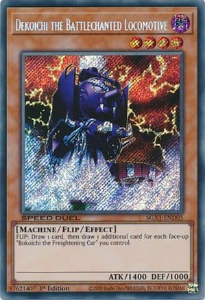 Dekoichi the Battlechanted Locomotive (Secret Rare) — Yu-Gi-Oh! card