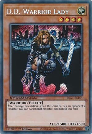 D.D. Warrior Lady (Secret Rare) — Yu-Gi-Oh! card