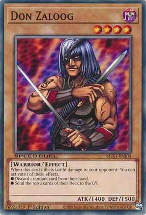 Don Zaloog — Speed Duel GX: Duel Academy Box