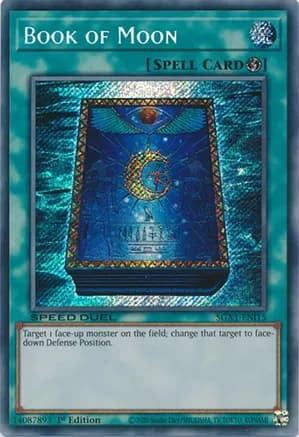Book of Moon (Secret Rare) — Speed Duel GX: Duel Academy Box