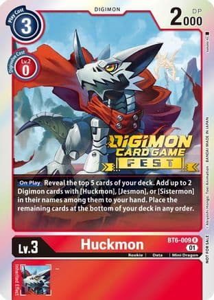 Huckmon (Digimon Card Game Fest 2022) — Double Diamond