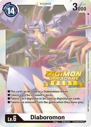 Diaboromon Token (Digimon Card Game Fest 2022) — Digimon Promotion Cards