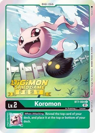 Koromon (Digimon Card Game Fest 2022) — Next Adventure