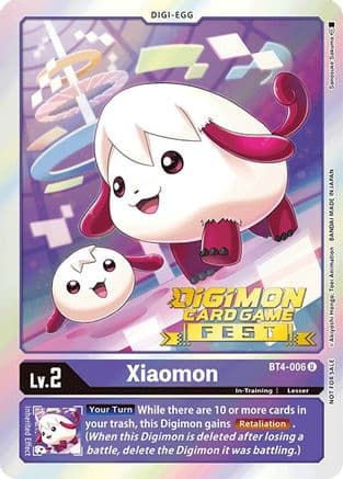 Xiaomon (Digimon Card Game Fest 2022) — Great Legend