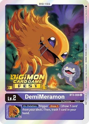 DemiMeramon (Digimon Card Game Fest 2022) — Release Special Booster 1.0