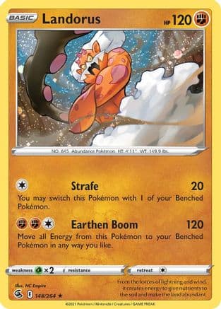 Landorus - 148/264 (Cosmos Holo) — Blister Exclusives Pokémon TCG card by Unknown